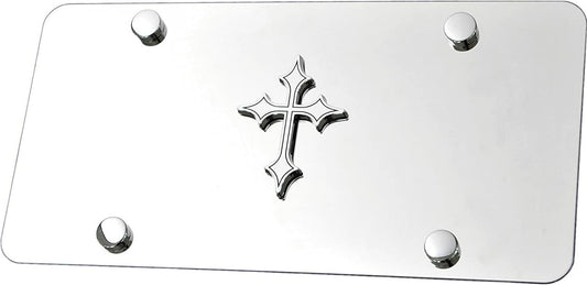 Car license plate, frame cap, hat, rear boot, Christian cross, suitable  for ford