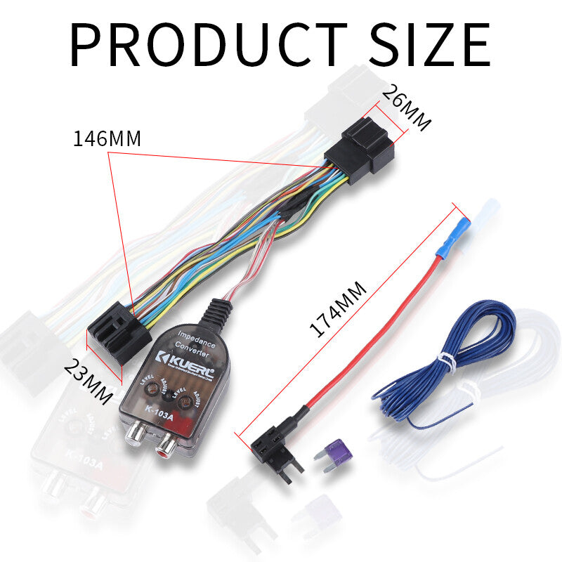Factory Radio Add A Subwoofer Amplifier PlugPlay Harness for Chevy for GMC for Cadillac