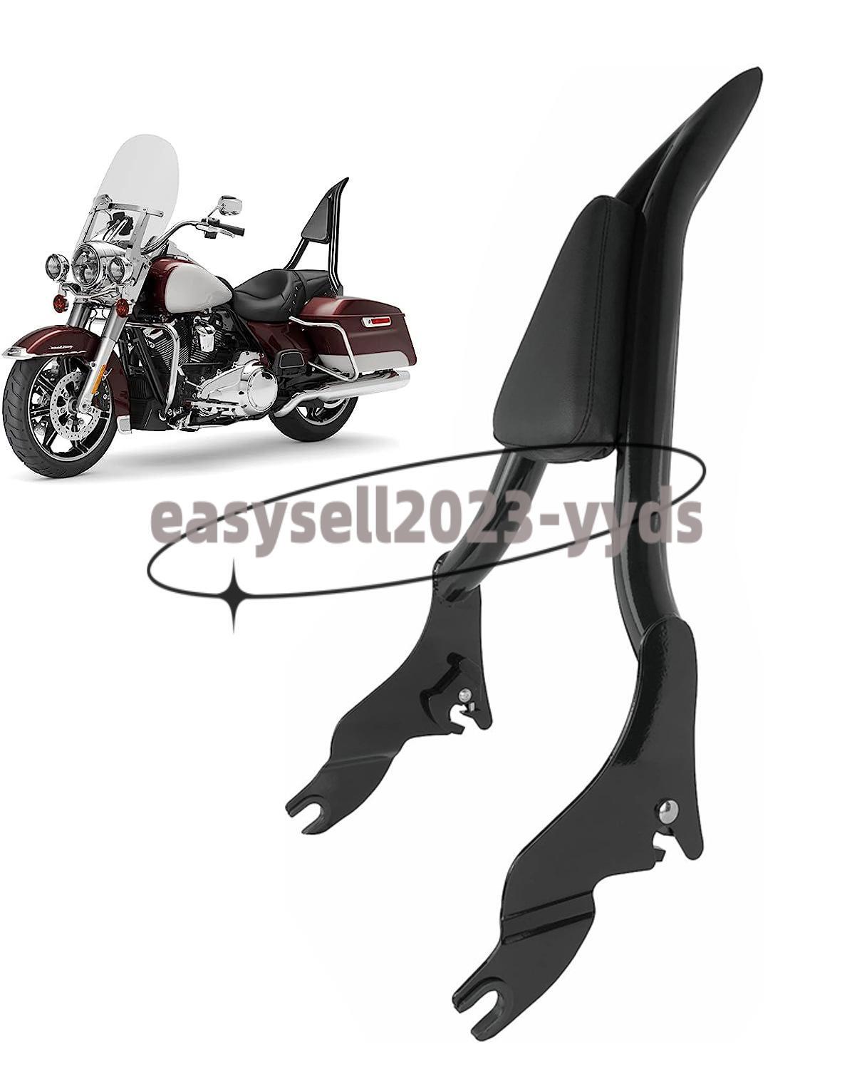 22 Sissy Bar Passenger Backrest for Harley Touring 09-23 Road King FLHR FLHRXS
