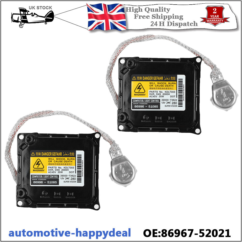 2X HID Xenon Headlight Ballast Control Module for Toyota for Lexus 85967-51051 05-17