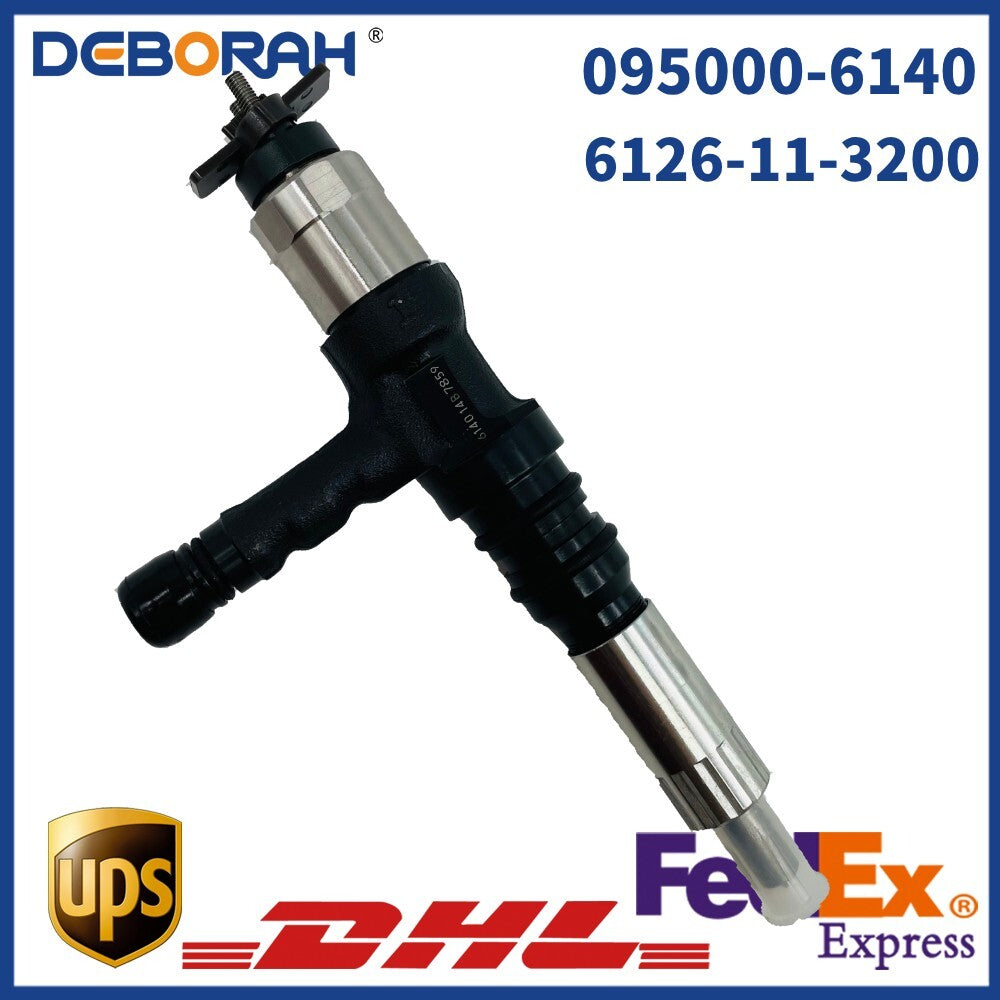 095000-6140 Fuel Injector 6261-11-3200 for Komatsu SAA6D140E PC800-8 PC850-8