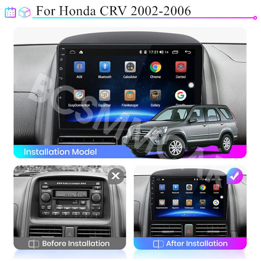 Fit for Honda Crv 2002-2006 Android Car Radio Multimedia Player GPS Audio 2+32G