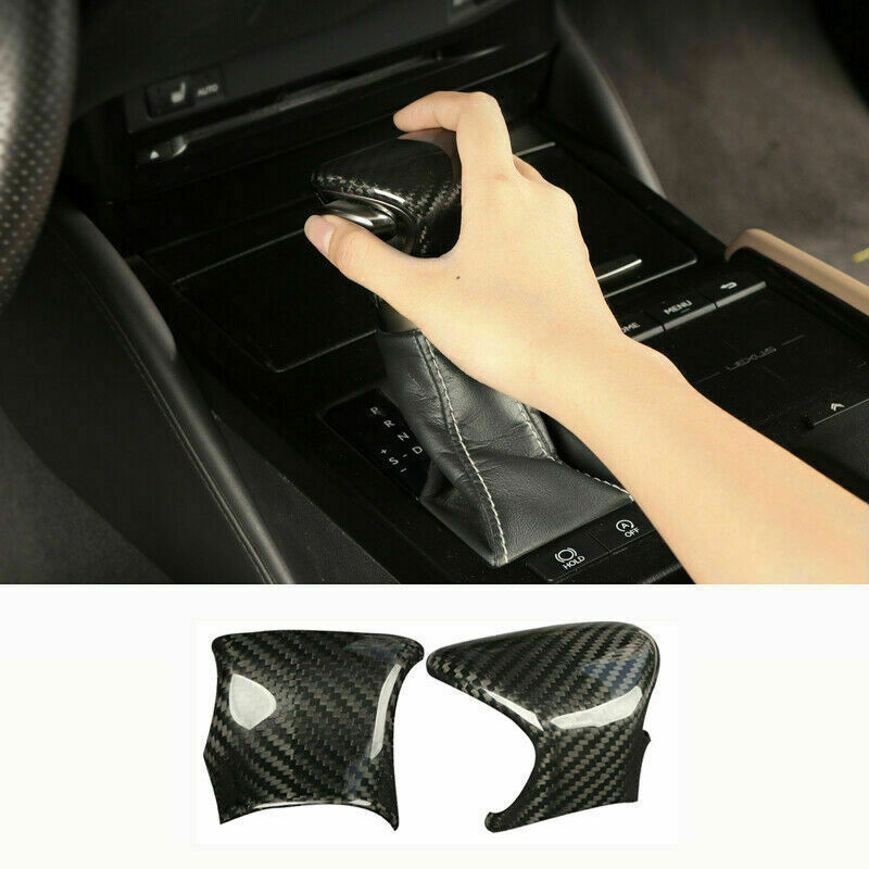 for Lexus ES350/300H/250 2019-22 DRY Carbon Fiber Car Gear Shift Knob Cover Trim