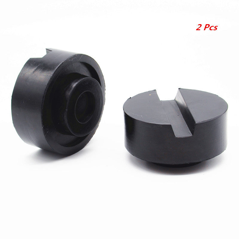 Car 6533mm Slotted Rail Floor Jack Disk Pad Adapter Rubber Pinch Weld JackPad