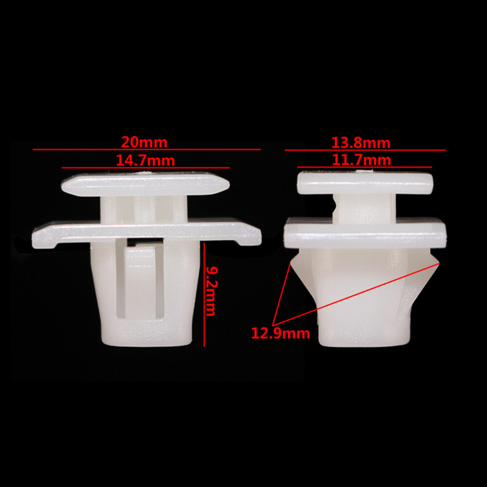 10 Car Lower Outer Door Weatherstrip Retainer Fastener Clips for Honda CRV