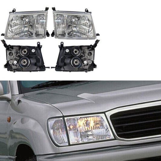 for Toyota for LAND CRUISER 100 Headlights Head lamp Set Left + Right Halogen 98-05