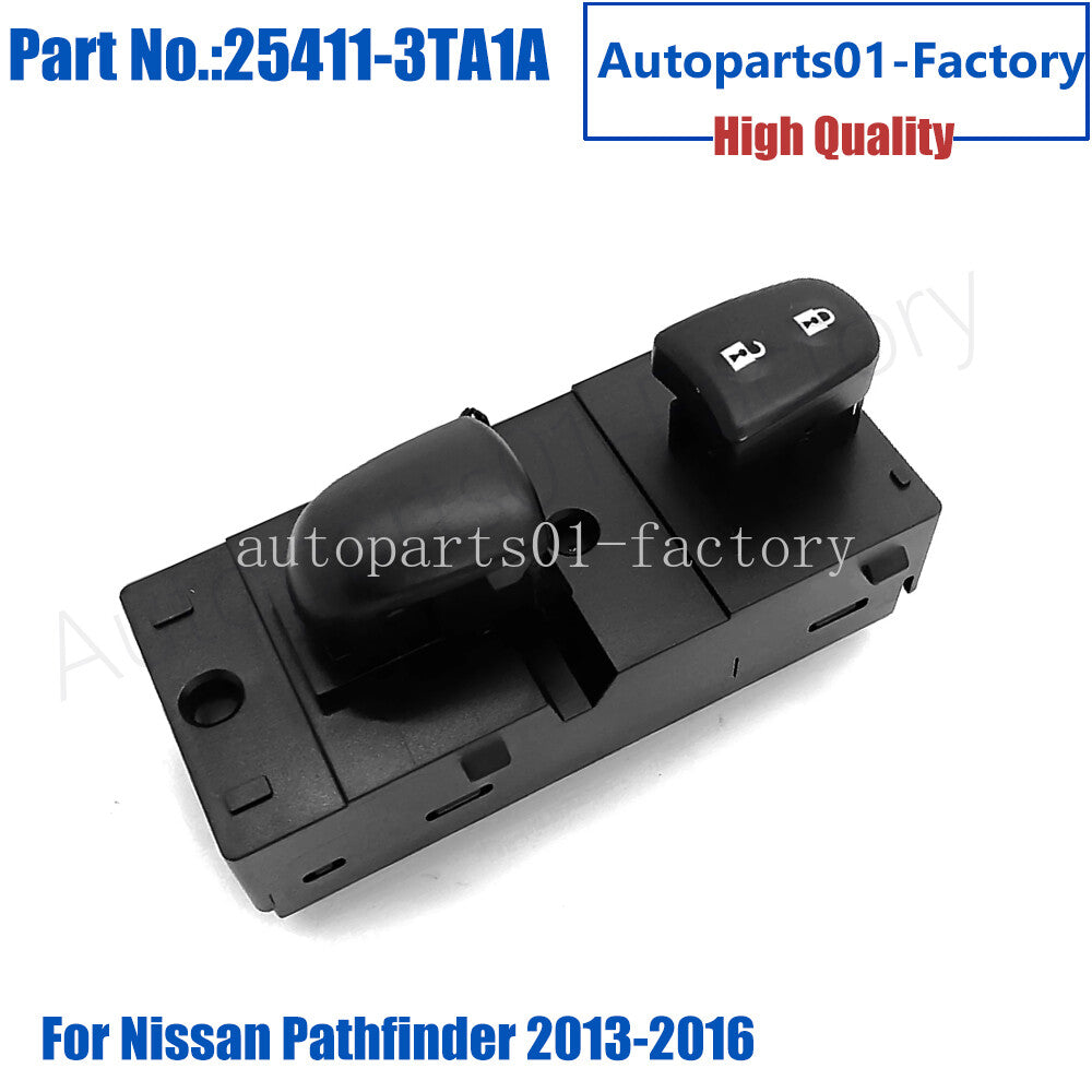 Power Window Switch Front Passenger Side for Nissan Altima Pathfinder 2.5L 3.5L