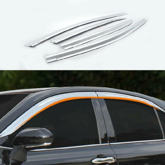 for Toyota for Camry 2012-2017 Chrome Window Visor Rain Guard Vent Sun Shade Trim 4x