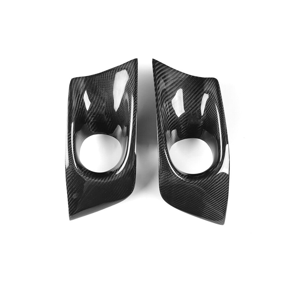 Carbon Fiber Front Fog Light Frame Cover for Subaru Legacy Sedan 2010-2012