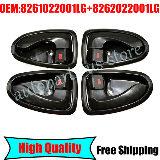4Pcs NEWInside Front Rear Left Right Door Handles for Hyundai ACCENT 2000-2006
