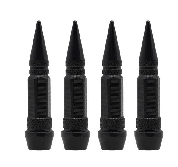 4-piece car tire valve cover rod air dust cover dustproof silver stud for Peugeot