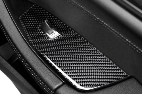 Real Carbon Fiber Glass Window Lifting Panel Decor Trim for BMW X3 G01 2018-2021