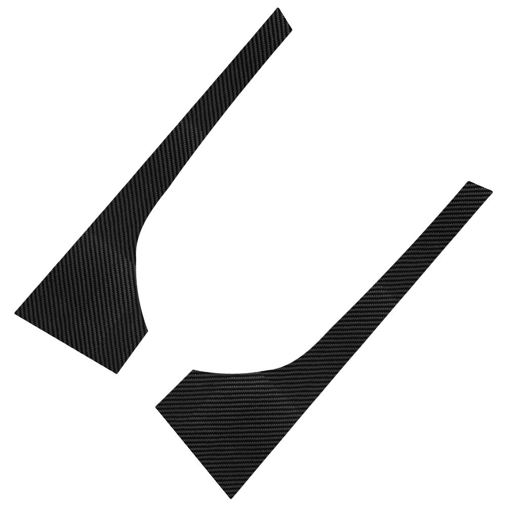 2X Carbon Fiber Front Door Panel Cover Trim for Honda Ridgeline 2017-2020