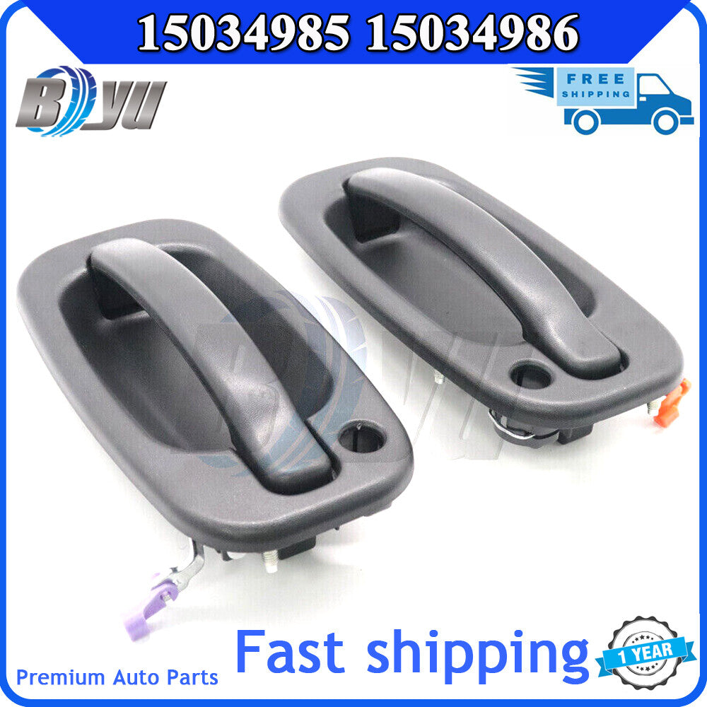 15034985 15034986 Pair for Chevrolet Silverado 1500 Driver Passenger Side Handle