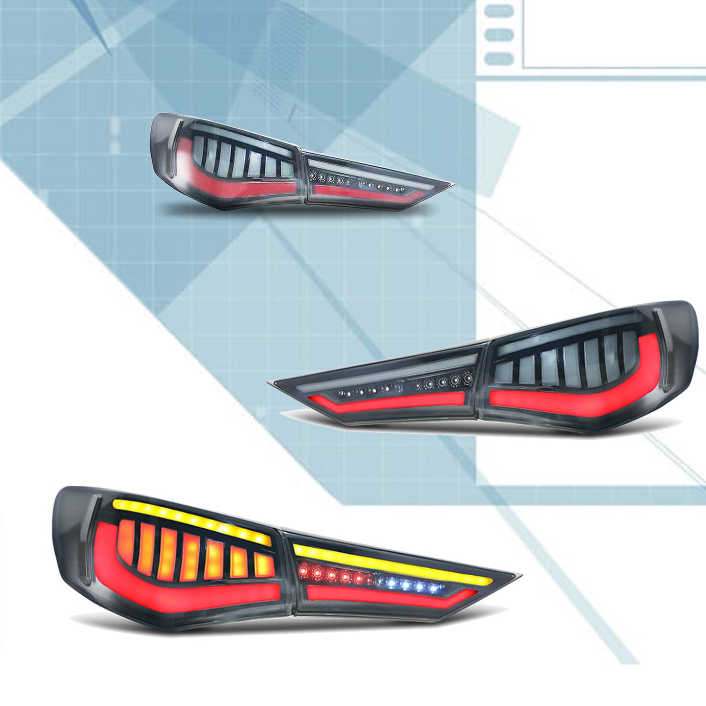 Rear Lamps LED Smoke Tail Lights Assembly for Nissan Sylphy/Sentra 2019-2020