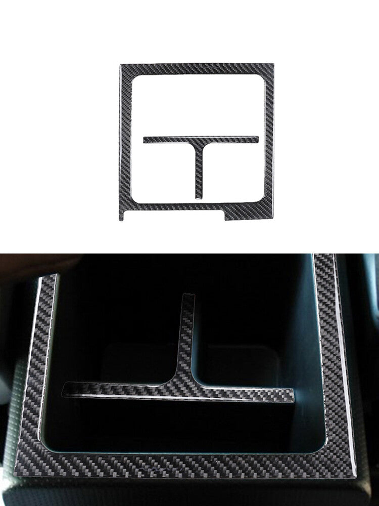 2x Central Storage Frame Panel Trim Carbon Fiber for Toyota FJ Curiser 2007-2021