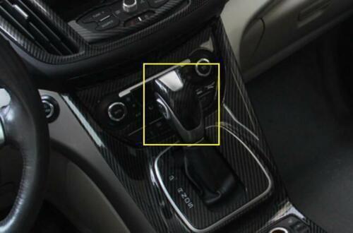 for Ford Escape 13-2019 Inner Central Gear Shift Knob Moulding Trim Carbon Fiber
