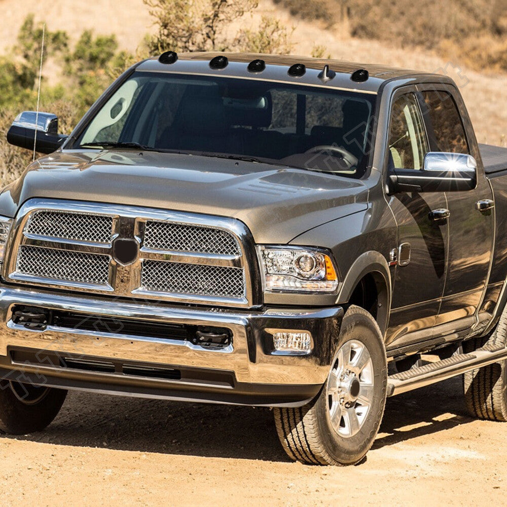 Suitable for 03-18 for Dodge for Ram 1500 2500 3500 cab roof marking daytime running light housings, USA.