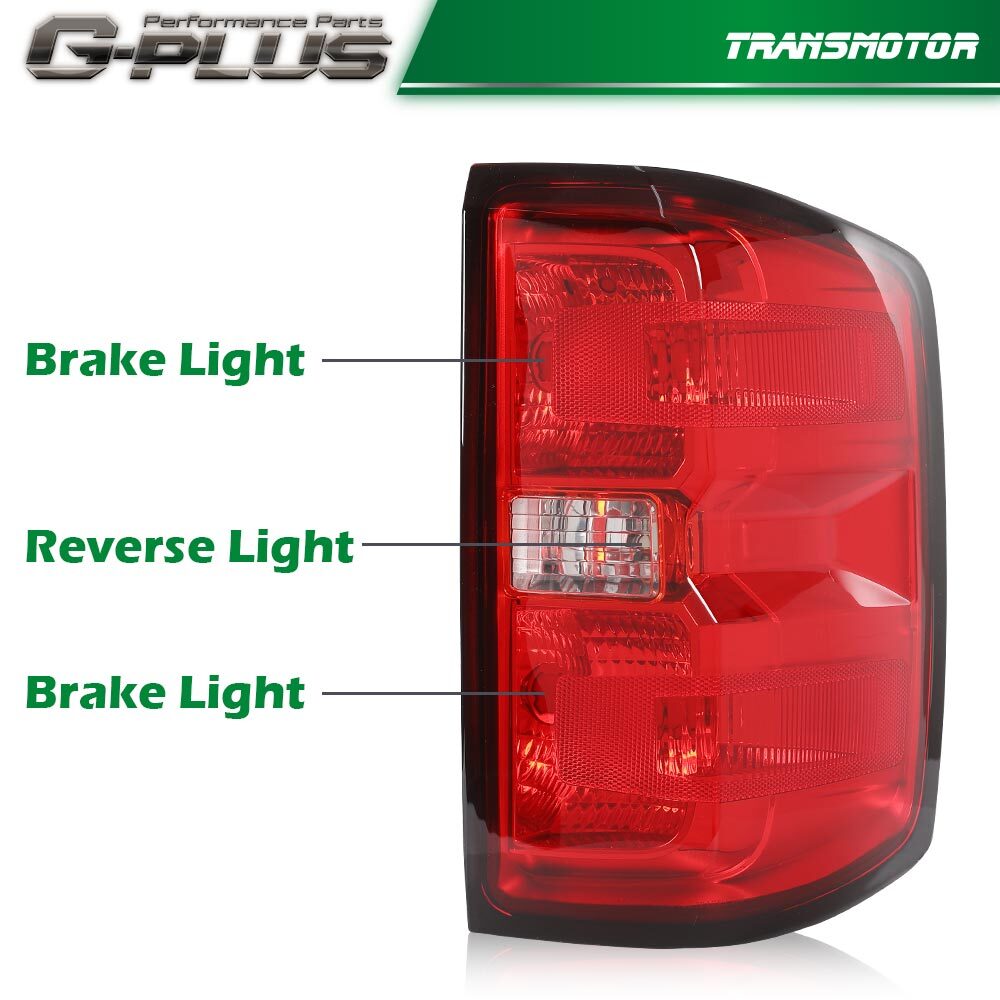 Suitable for 2014-2018 for Chevrolet Silverado 1500, passenger side taillight and brake light new.