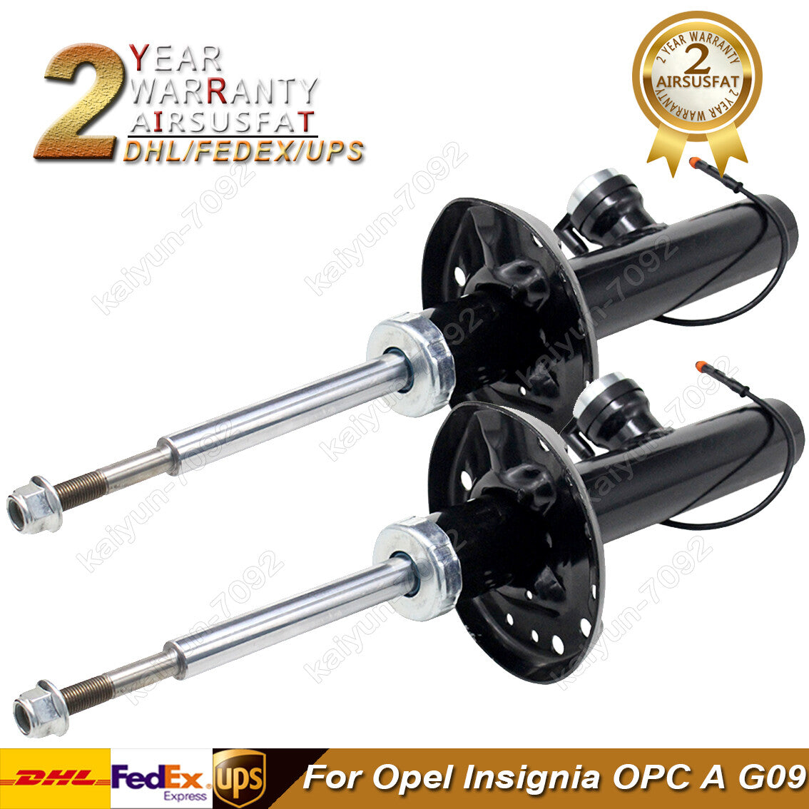 Pair Front Shock Struts W/ADS for Opel Insignia OPC A G09 Sport V6 Turbo 2011