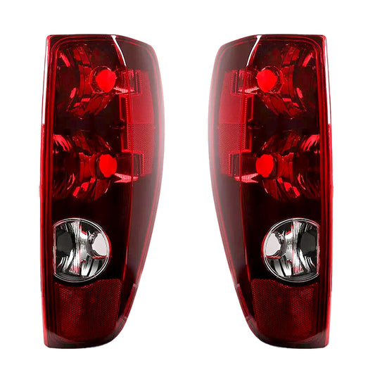 Pair Red Clear Rear Brake Tail Lights Fit For 04-12 for Chevy Colorado/ for GMC for Canyon