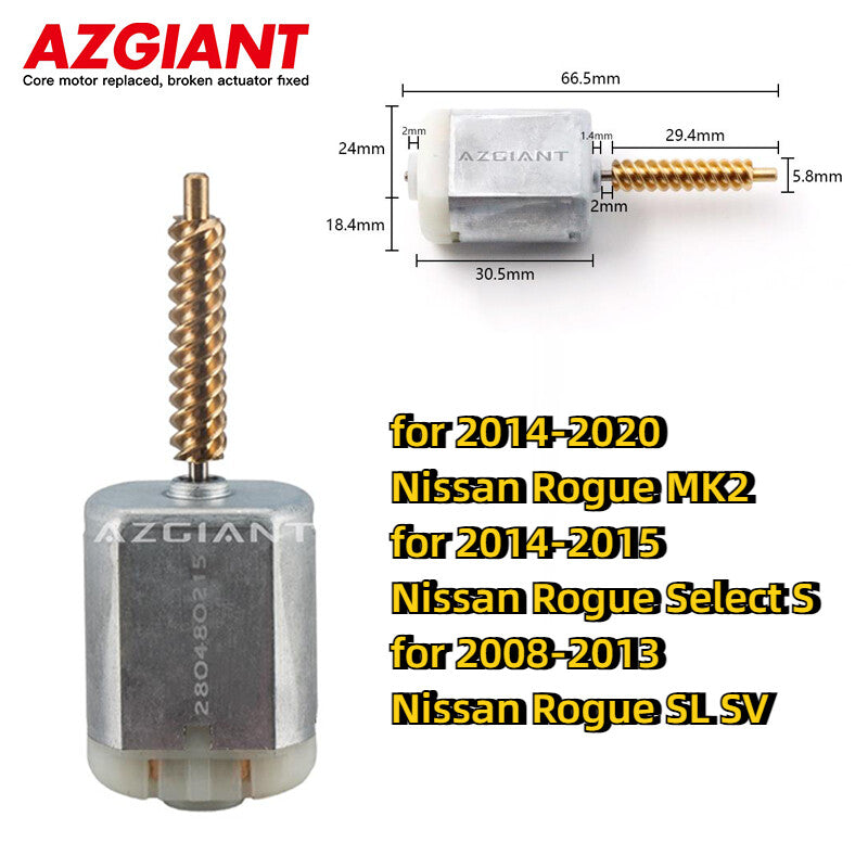 Electric trunk lock actuator motor suitable for Nissan Rogue MK2 / Select S / SL SV