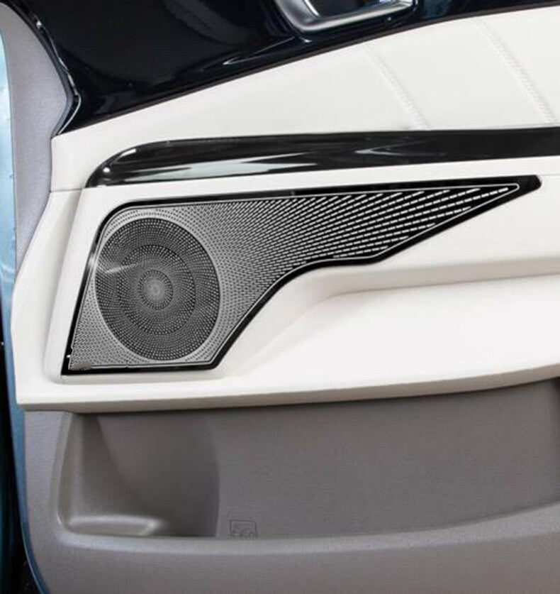 for Kia Carnival 2022-2023 Black Steel Car Inner Door Speaker Horn Frame Cover
