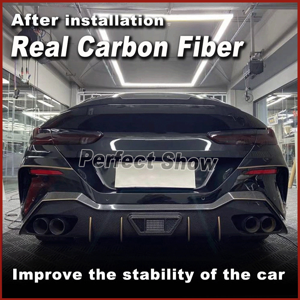 for BMW 8 Series G16 F93 M8 M850i 840i 18-24 DRY CARBON Rear Trunk Spoiler Wing