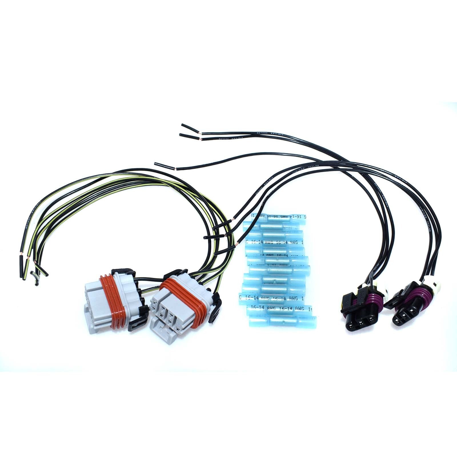 2X Headlight Harness 2X Turn Signal Harness Connector for Freightliner Columbia