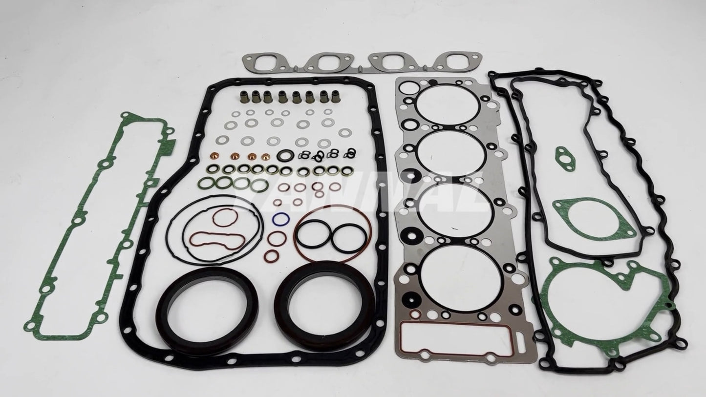 New 4HE1 and 4HE1T spare parts for Isuzu full gasket kit engines