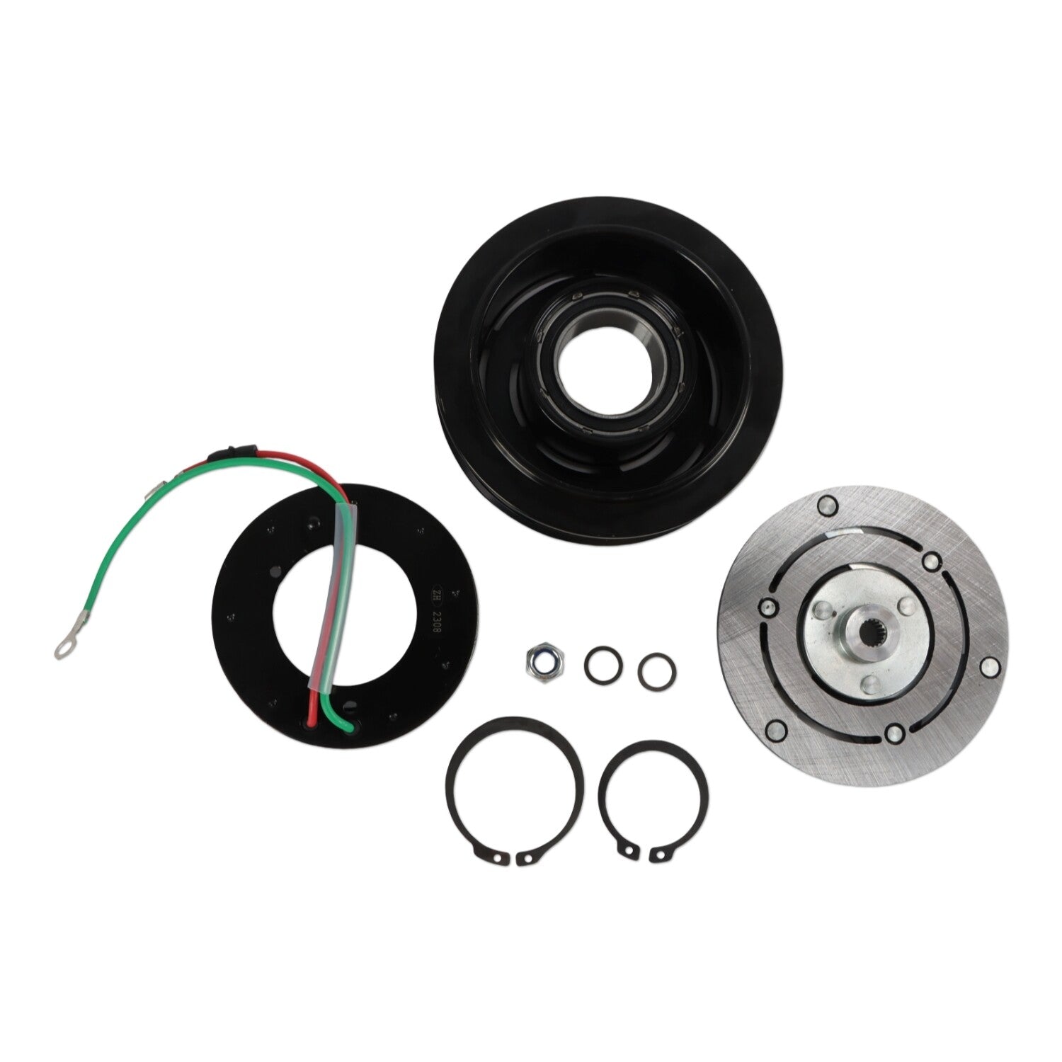 A/C AC Compressor Clutch For 2007-2008 for Honda Fit Base/DX Hatchback 1.5L 1809