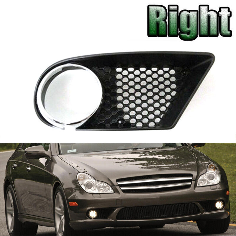 Right New Front Bumper Fog Light Cover Frame Grille for Mercedes-Benz CLS W219