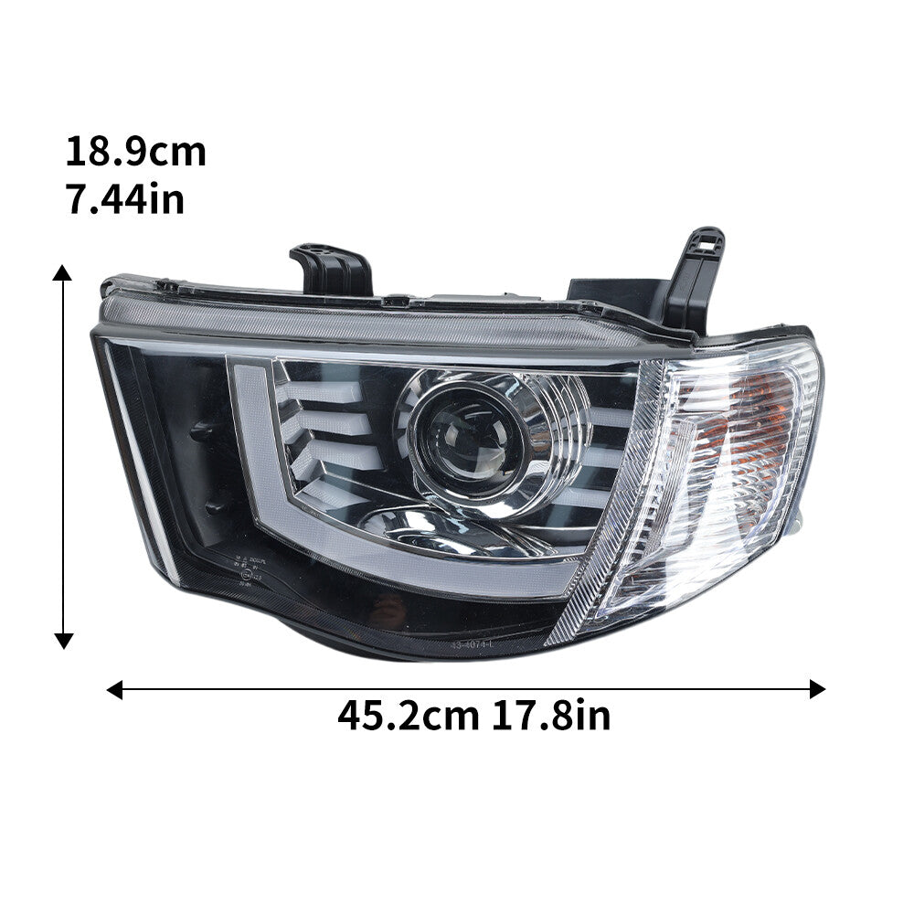 2¡Á for Mitsubishi L200 Triton MN ML 2005-2014 Headlights Headlamps L+R
