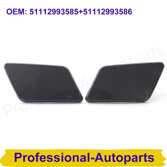 Front Bumper Headlight Washer Spray Nozzle Cover Cap for BMW X1 E84 2009-2012
