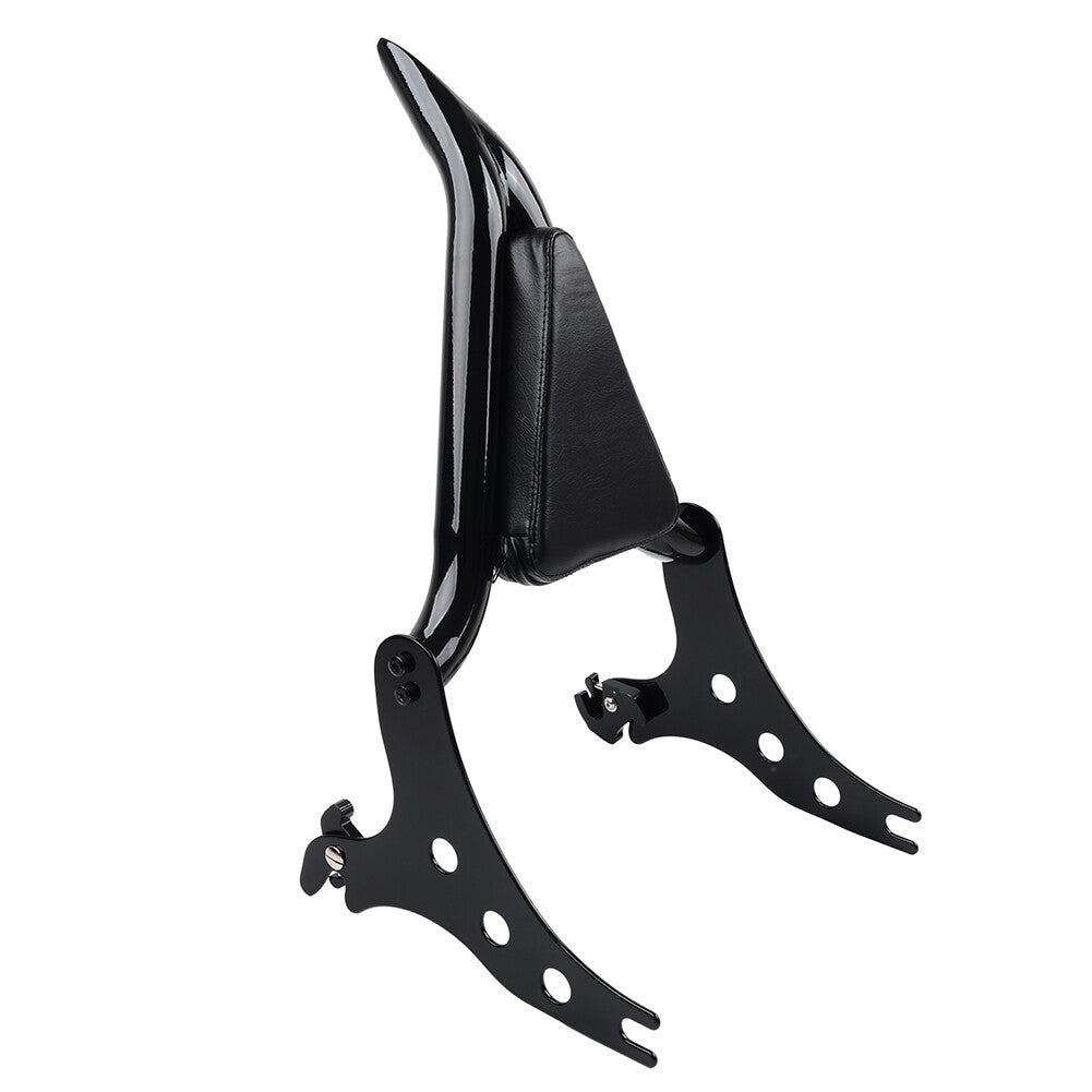 Sissy Bar Passenger Backrest Pad Fit for Harley Fat Boy Lo FLSTFB 2010-17 Softail