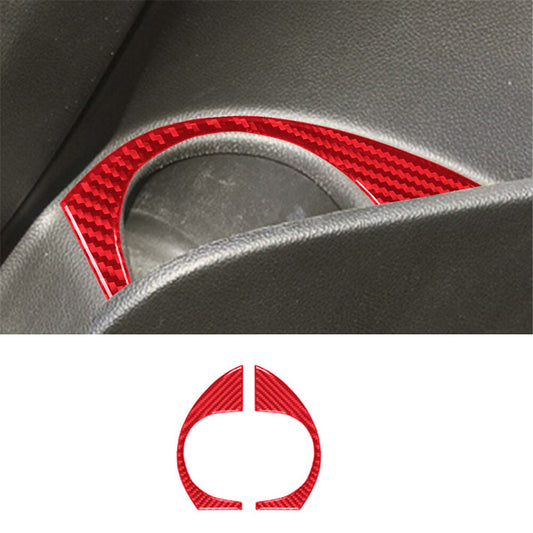 Red Front Door Cup Holder Trim Cover for Chevrolet Colorado for GMC for Canyon 2015-2022