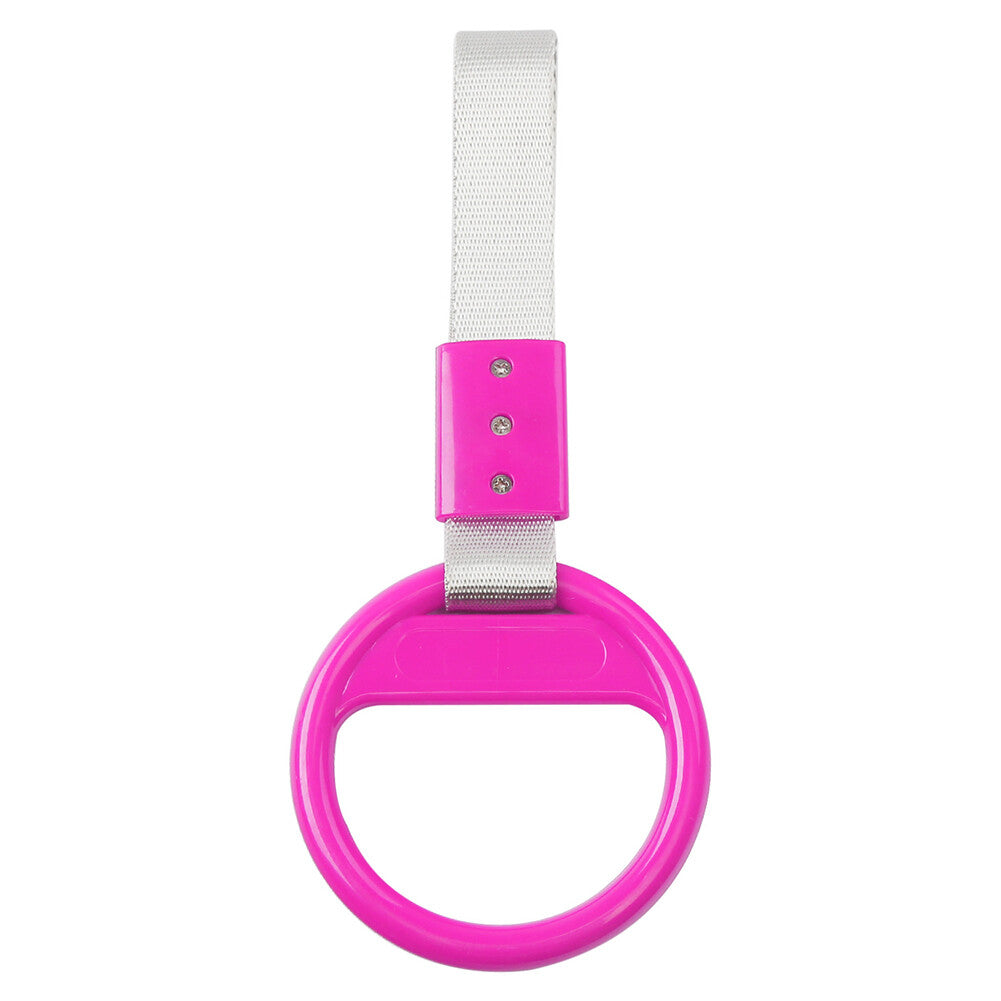 1Pcs Plastic Round Ring Train Bus Handle Hand Strap Drift Charm Tools for Car