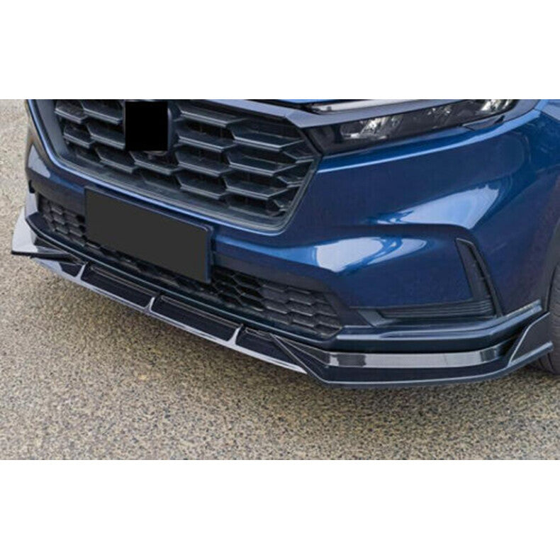 for Honda CR-V 2023-2024Carbon Fiber Front Bumper Lip Chin Spoiler Splitter Trim