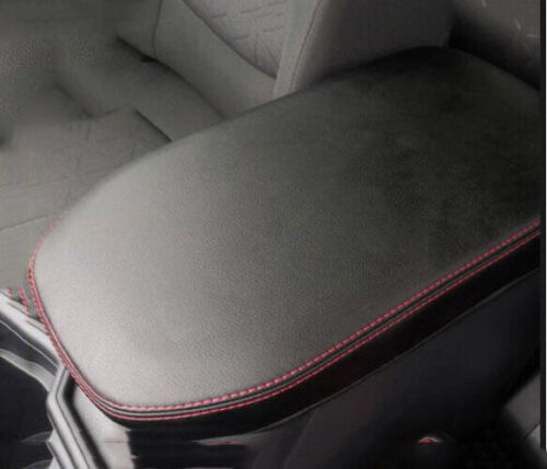 for Toyota RAV4 2019-2022 Black Leather Central Console Armrest Box Trim Holster