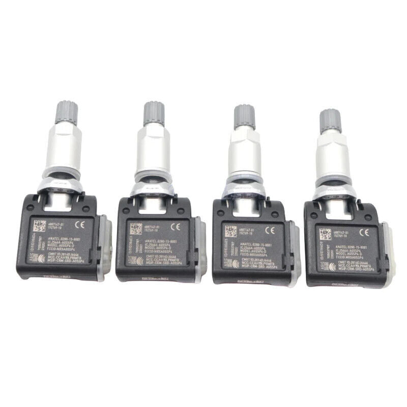 4-pack of tire pressure monitoring system sensors for BMW 530e 540i and for Mercedes-Benz E300