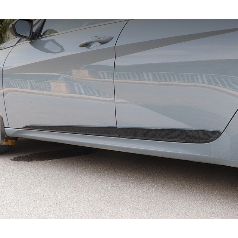 4x for Hyundai for Elantra 2021-23 Carbon Fiber ABS Side Door Body Guard Cover Trim