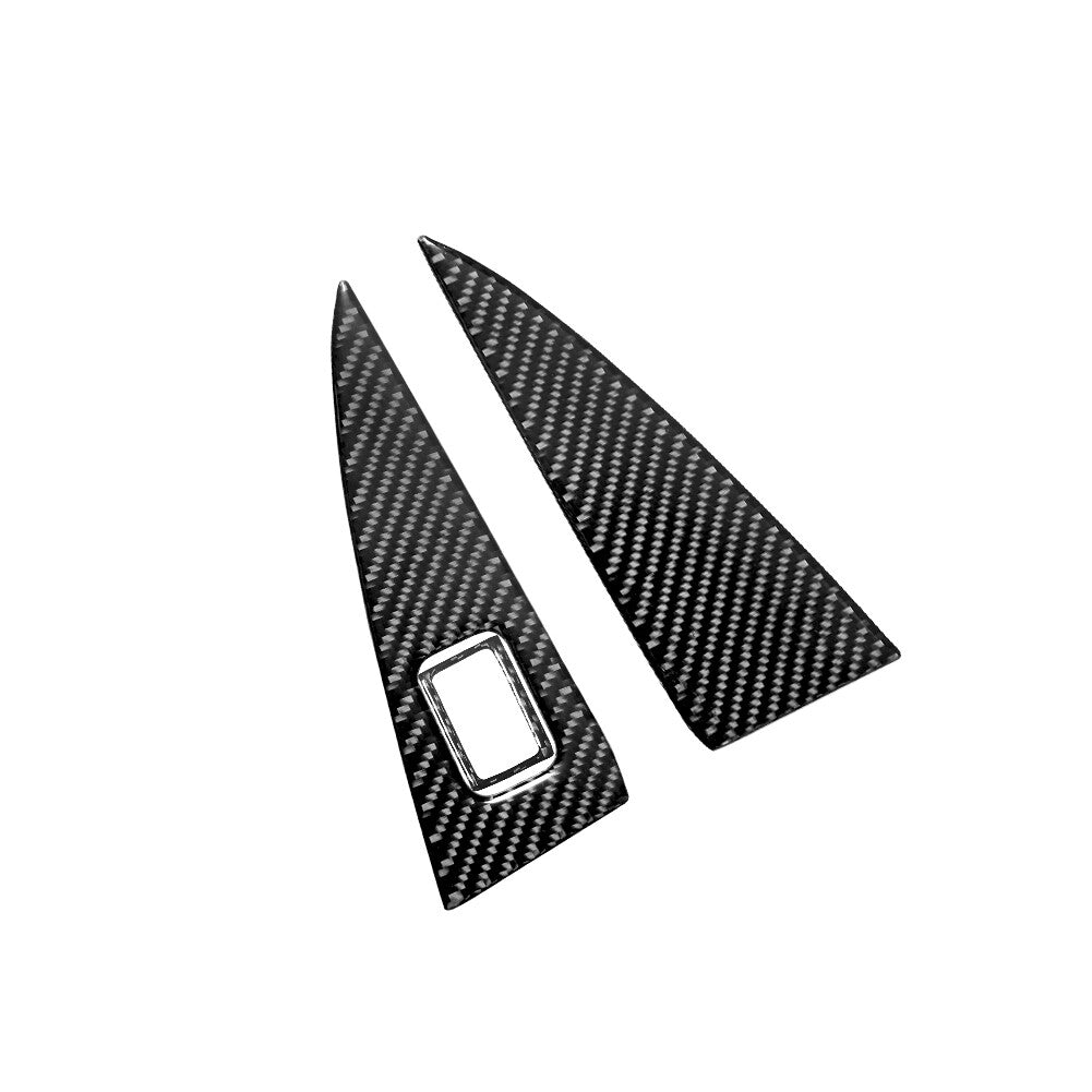 3X Carbon Fiber Door Storage Trim Panel for Mercedes-Benz CLA GLA 2014-2018