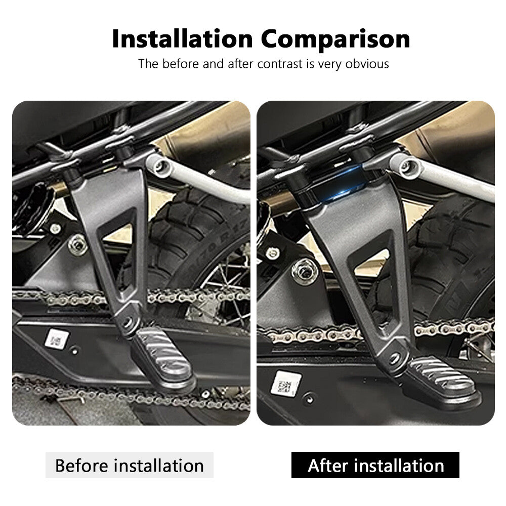 CFMOTO 800MT Rear Footrests for Seat Passenger Pedals Lowering 20mm Bracket Kits