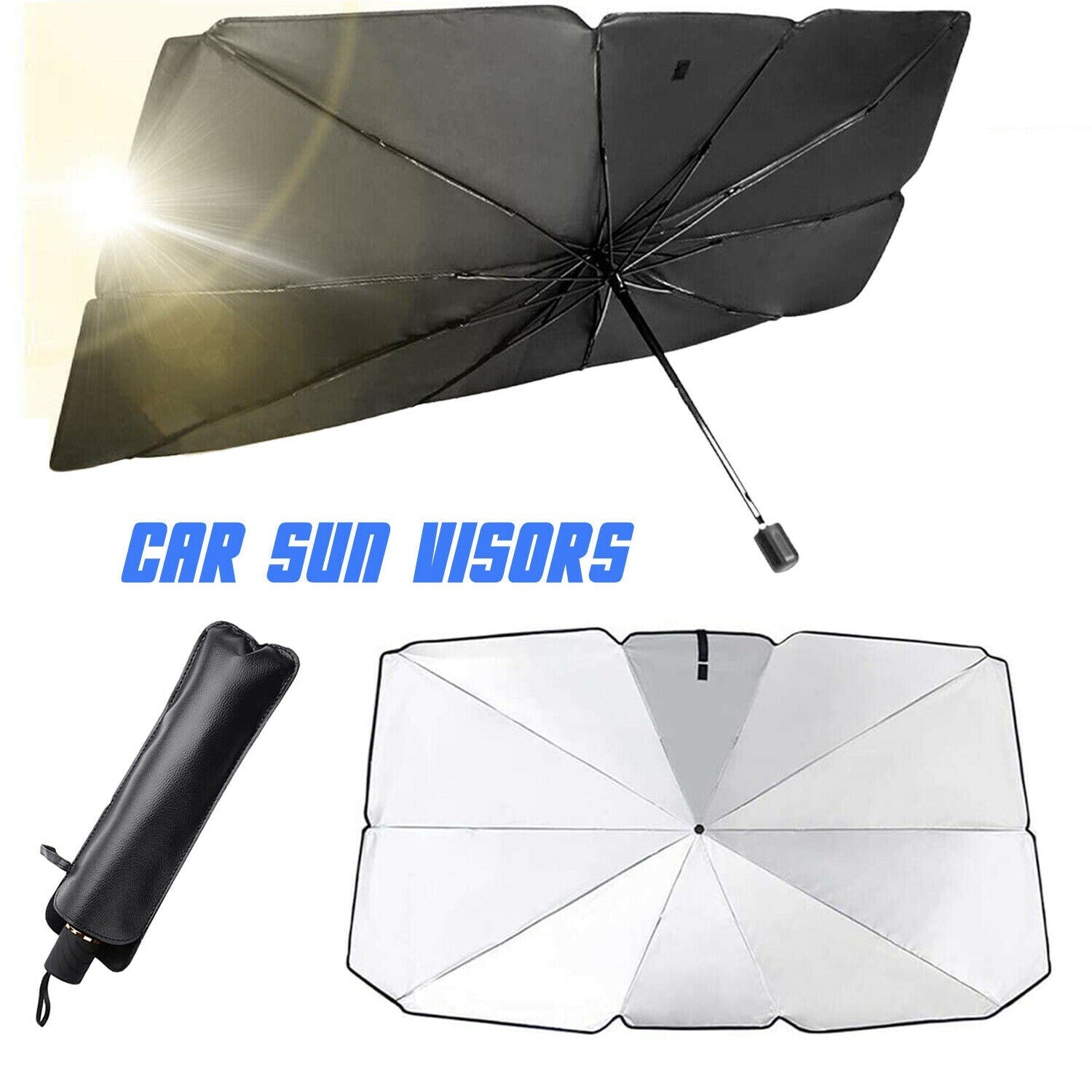 for Ford Truck Accessory Windshield Sun Shade Umbrella UV Block Shield Cover