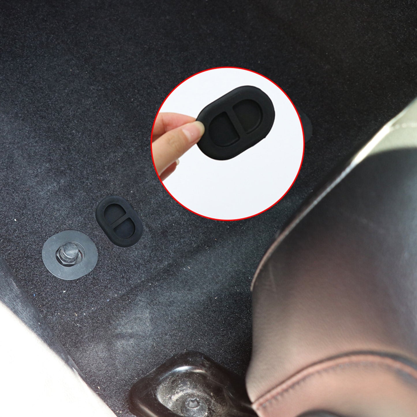 4PCS Floor Pan Drain Rubber Plug for Jeep for Wrangler JK JL Gladiator JT JKU JLU