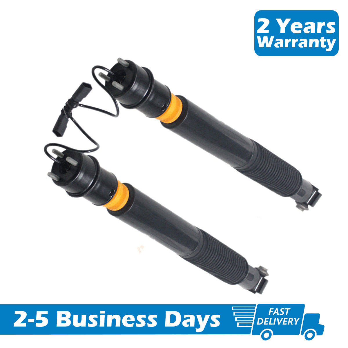 A pair of rear shock absorber struts fit the for Bentley Mulsanne base sedan 2016-20