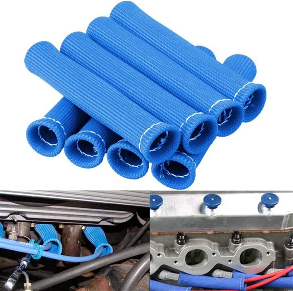 8-piece set of 2700¡ã spark plug shoe protectors and heat shields suitable for LS1/LS2