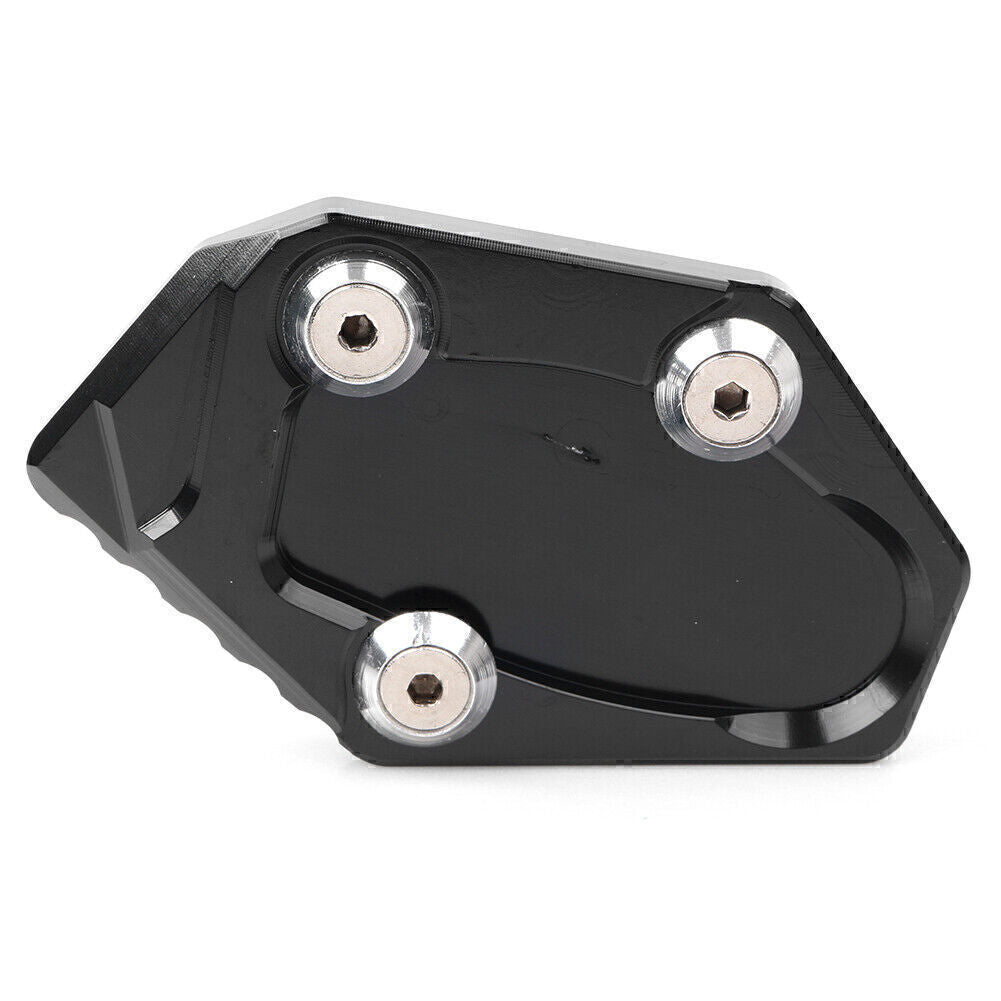 Kickstand Enlarge Plate Side Stand Extension Pad for YAMAHA YZF-R3 2015 Black