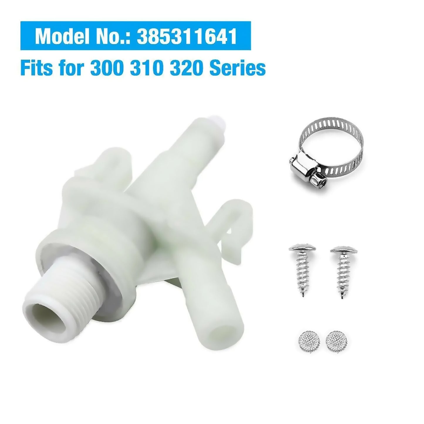 2x Upgraded For Dometic Pedal Flush Toilet Water Valve RV 385311641 300 310 320
