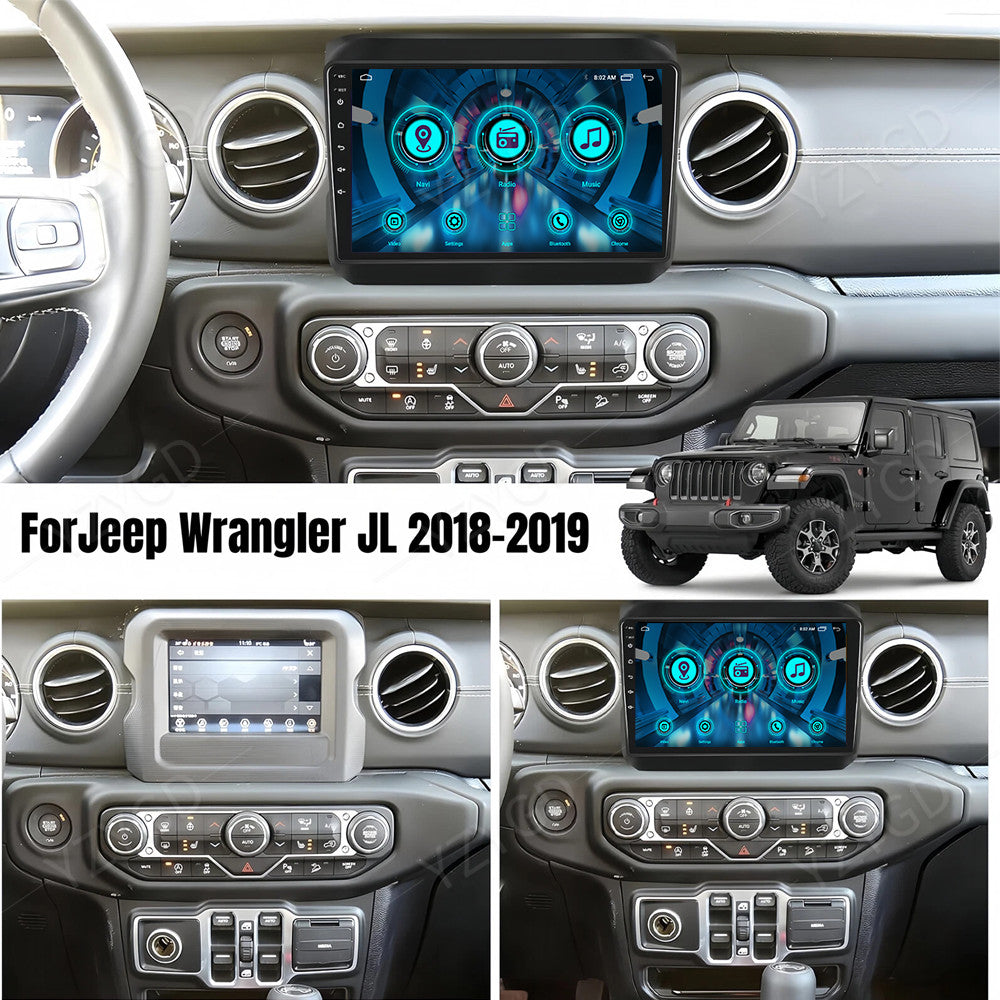 GPS Navi Screen for Jeep for Wrangler JL 2018-2020 Android CarPlay Car Stereo Radio